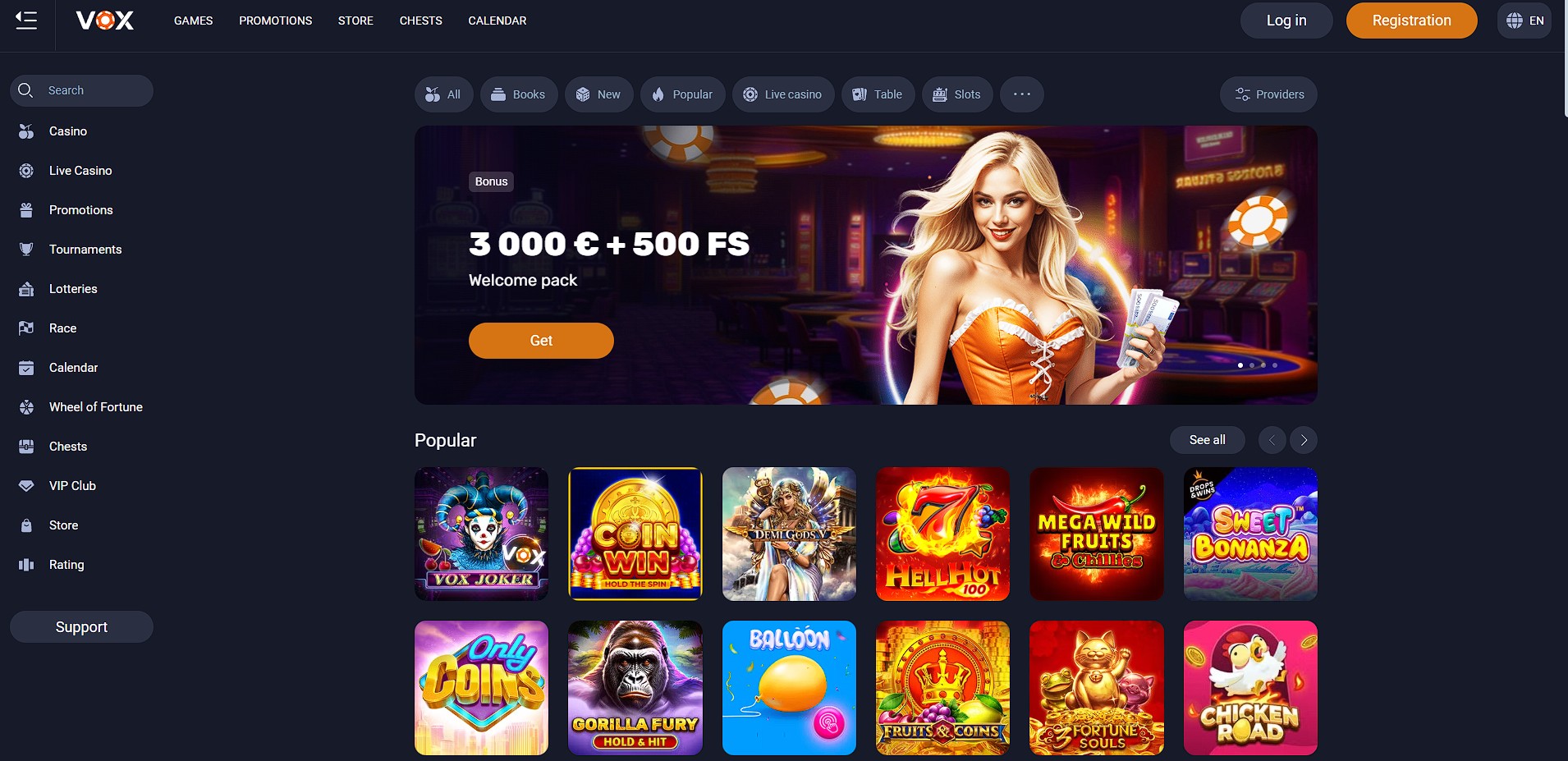 Vox Casino Przegląd